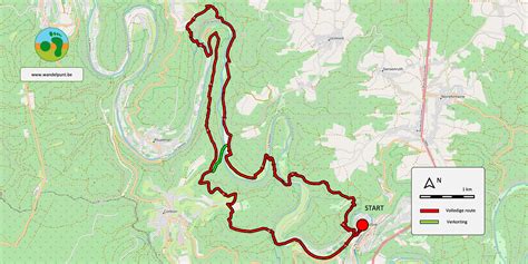 Wandelroute Ardennen Bouillon Semois